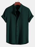 Men's Textured Short Sleeve Shirt