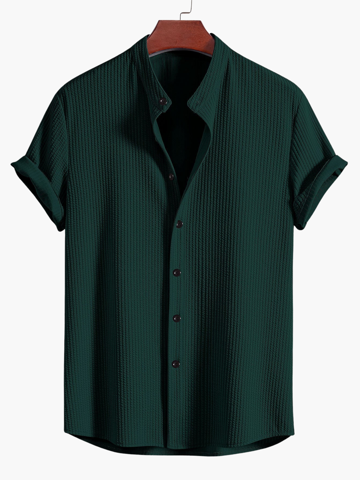 Men's Textured Stand Collar Set