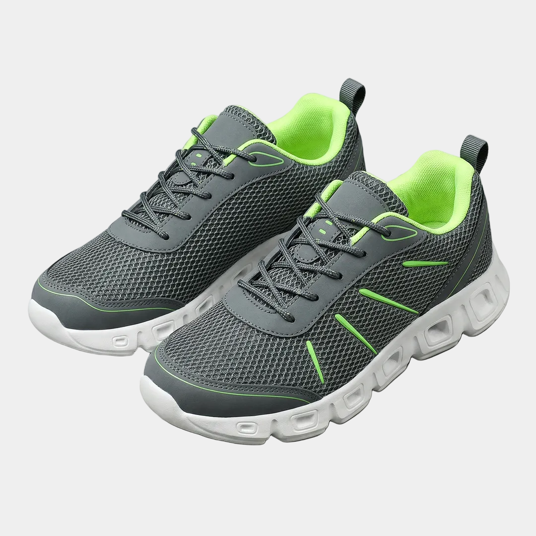 Men's Thick Sole Lace-Up Trainers