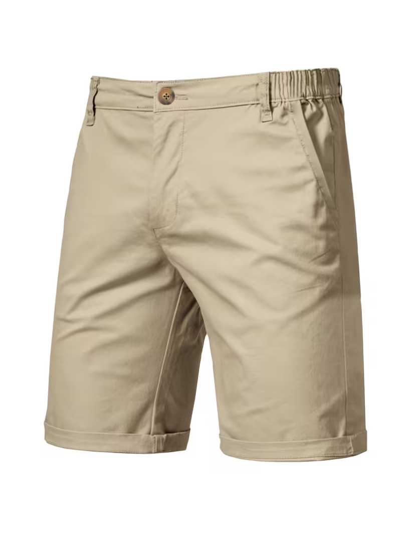 Men's Turned-Up Hem Shorts