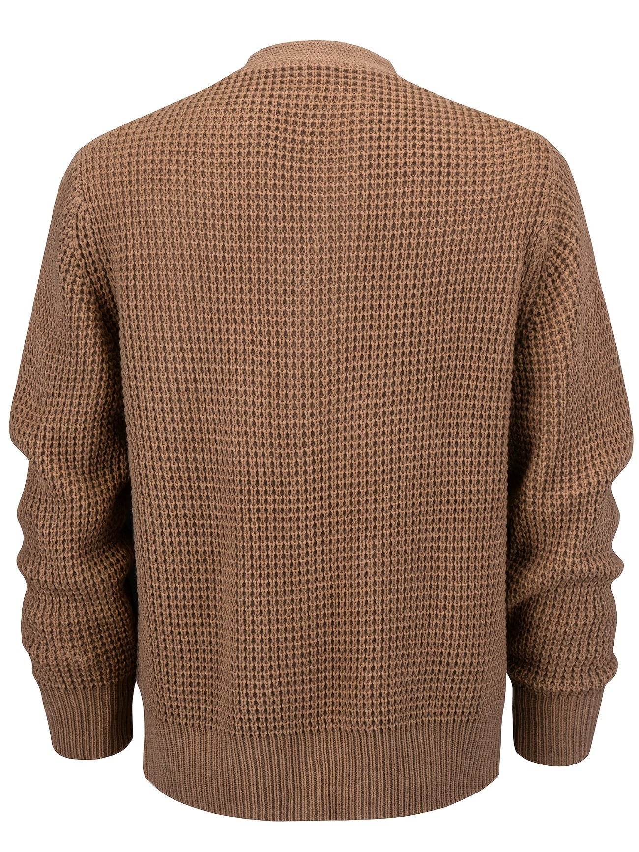 Men's Waffle Knit Cardigan