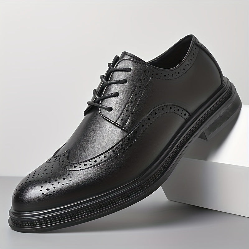 Men's Wingtip Lace-Up Shoes