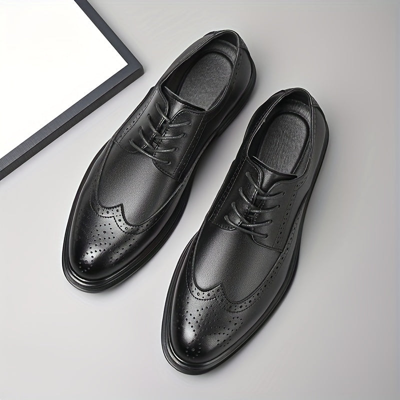 Men's Wingtip Lace-Up Shoes