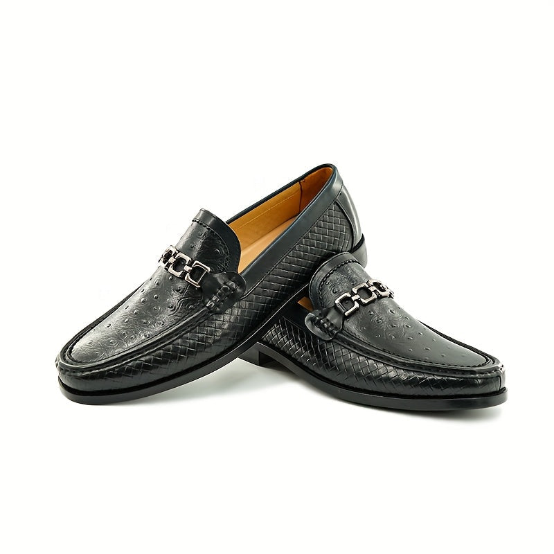 Men's Woven Bar Loafers