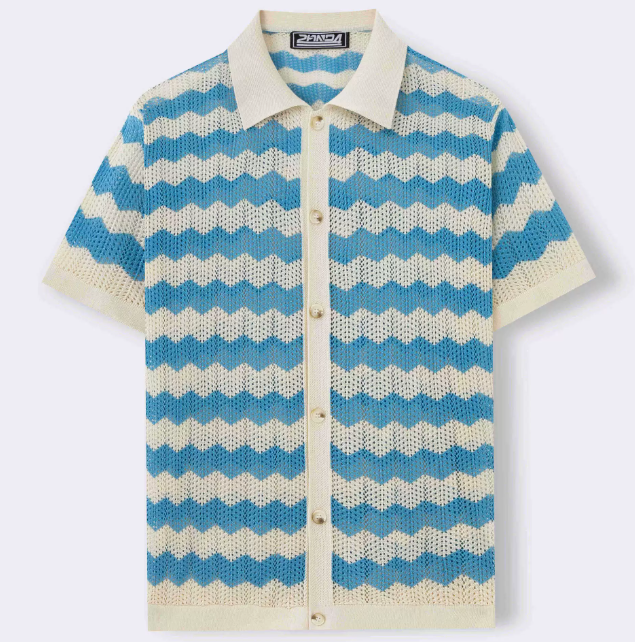 Men's Zigzag Knit Shirt