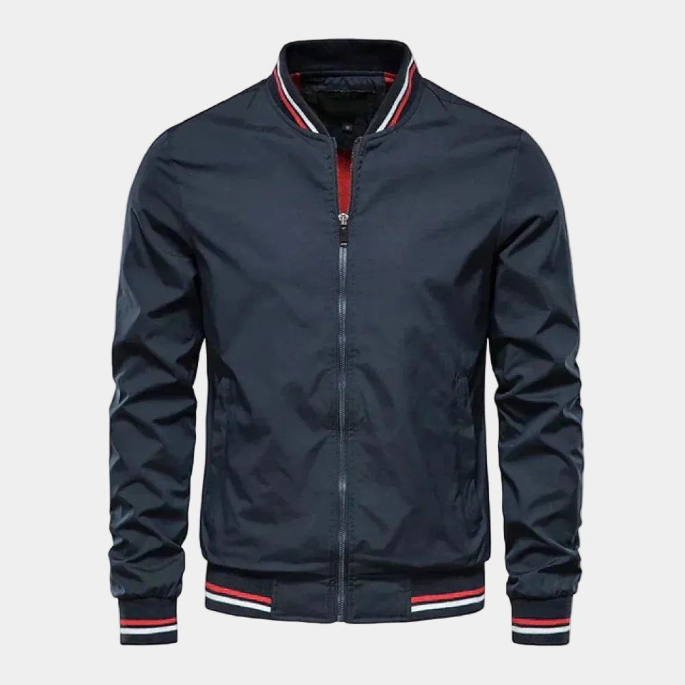 Men's Zip-Up Bomber Jacket