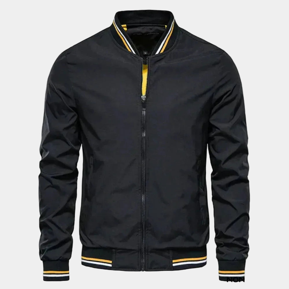 Men's Zip-Up Bomber Jacket