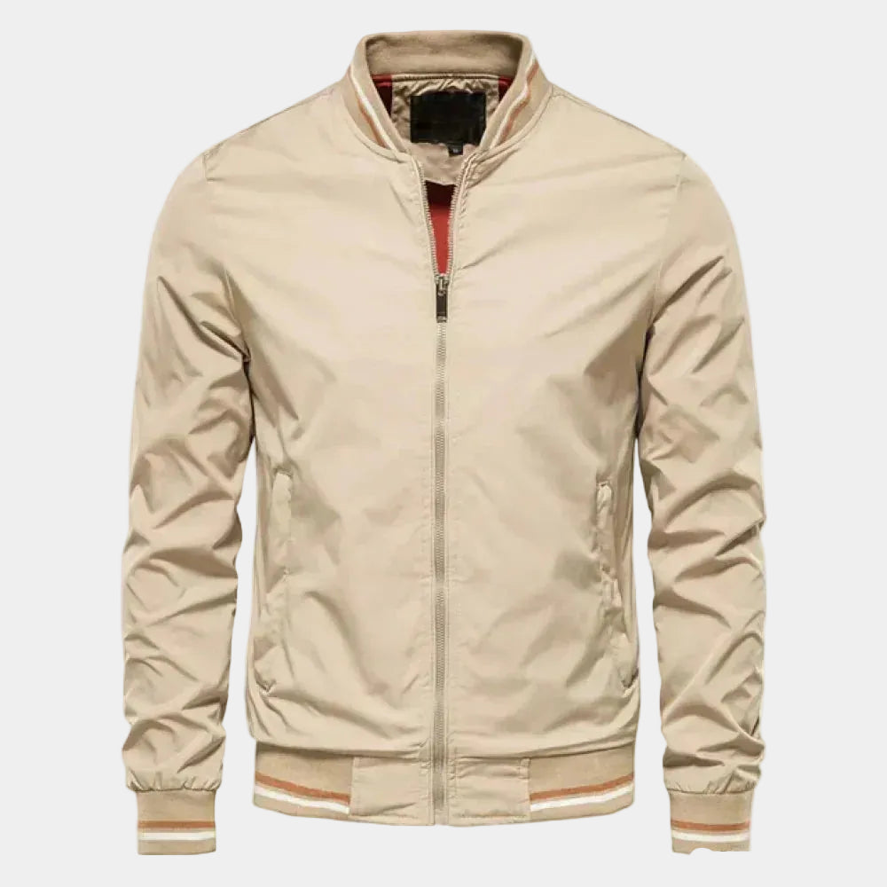 Men's Zip-Up Bomber Jacket