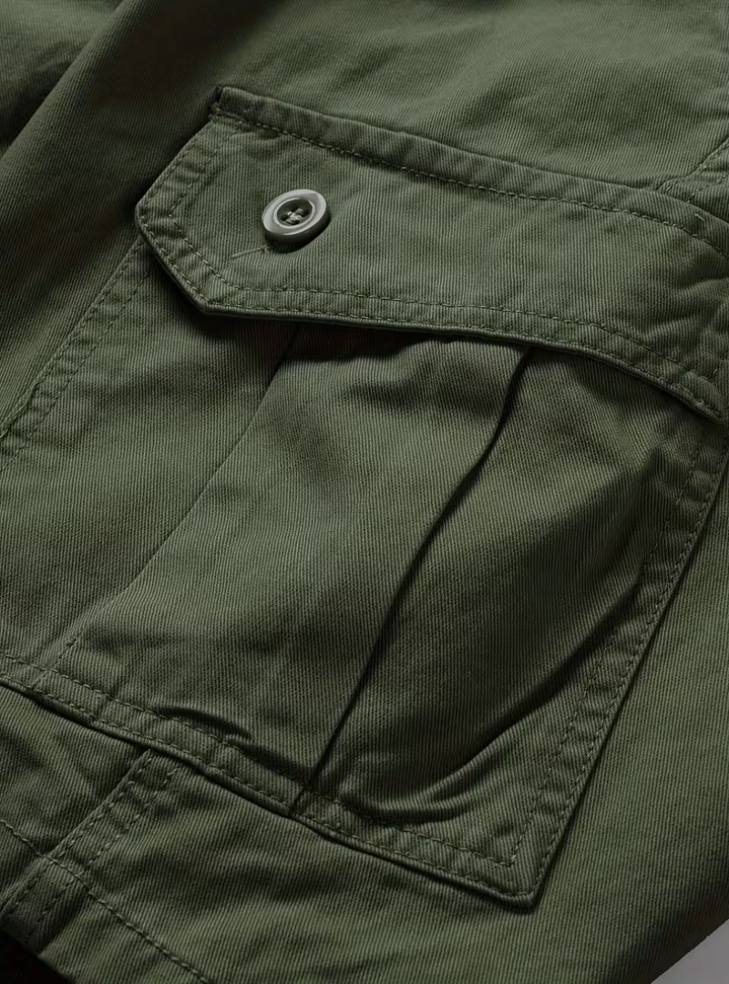 Men's Zip-Up Cargo Shorts