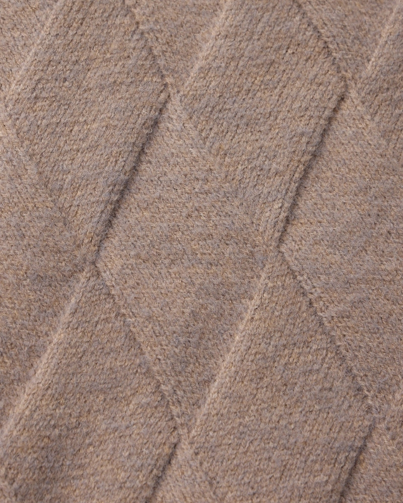 Men's Zip-Up Knit Jumper